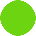 A plain green circle, representing a church logo, on a white background.