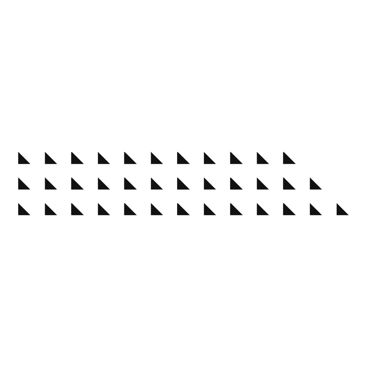 A practical black background featuring many small black triangles.