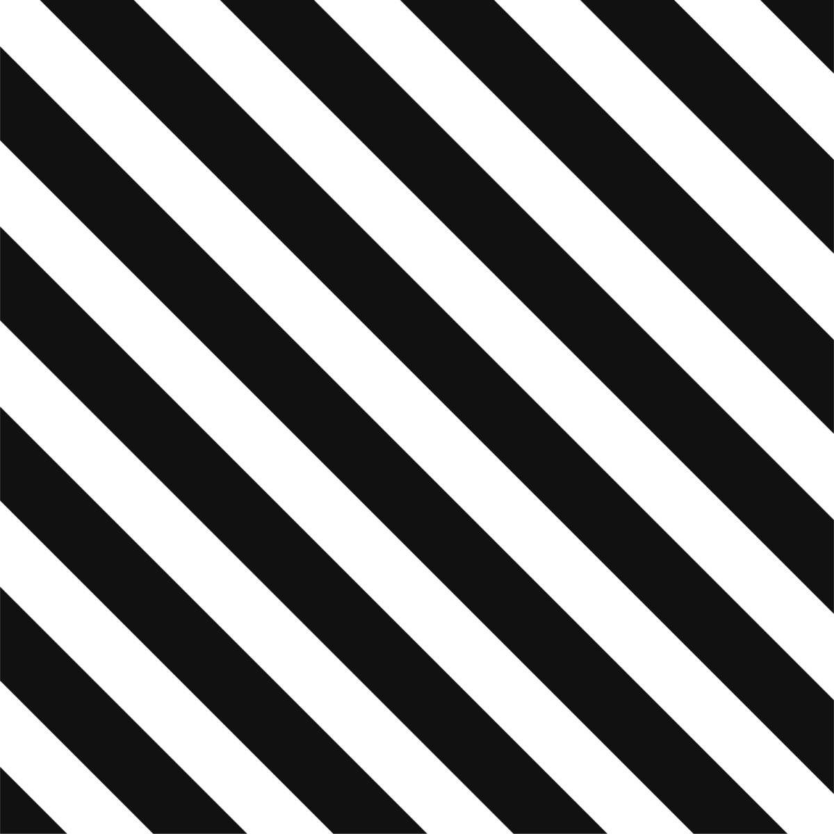 Dark green and black diagonal stripes alternate across the image from the top left to the bottom right, creating a fun and vibrant pattern.